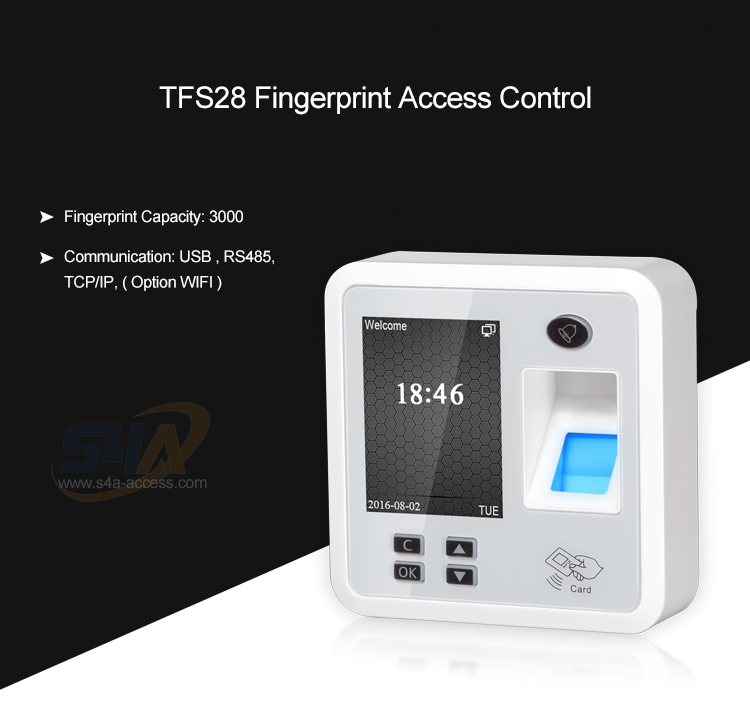 Swipe card, fingerprint access control lock- TFS28