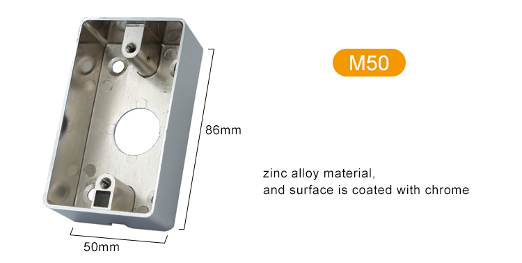 Interruttore impermeabile scatola metallica in lega di zinco-M50
