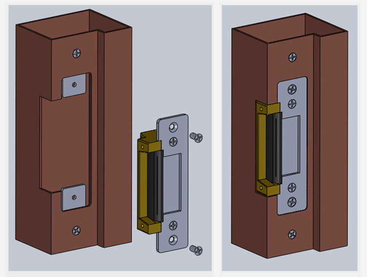 Fail-safe electric strike lock