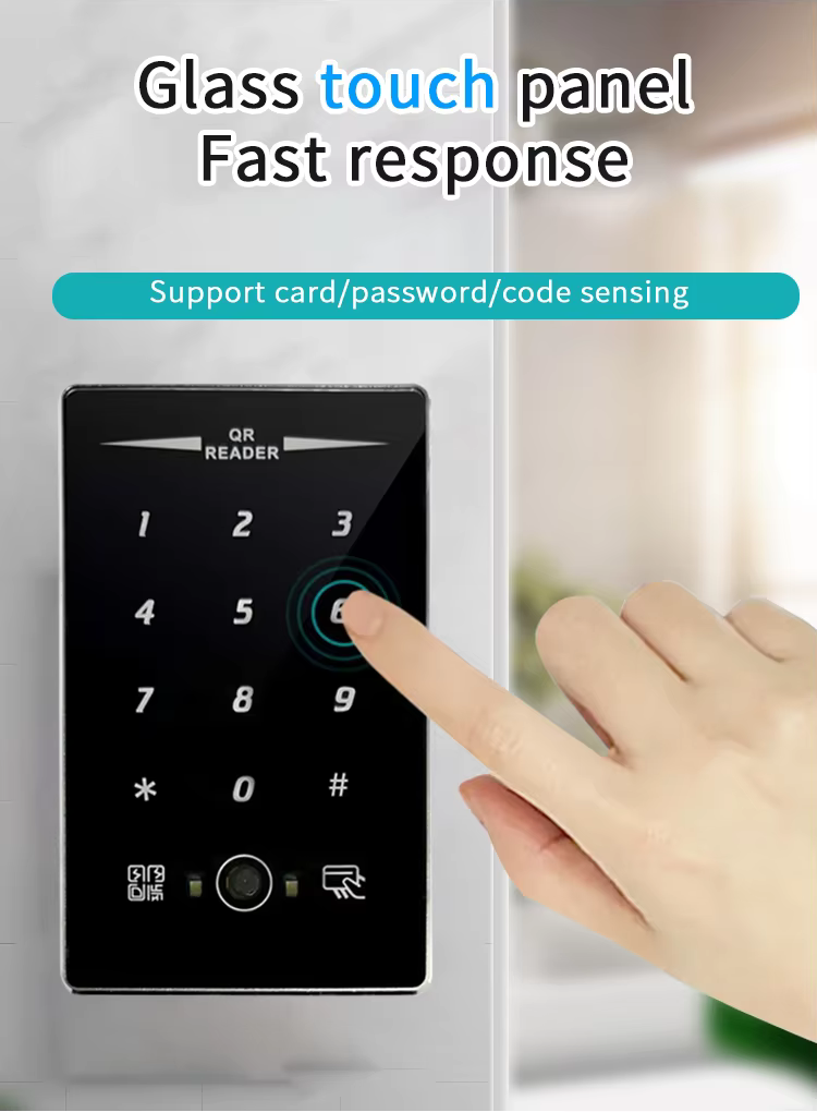 QR Code and Card Reader for Access Control