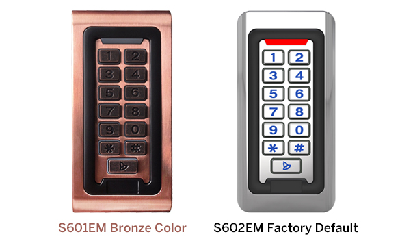  210 pezzi  S601EM controllo accessi da tastiera con colore bronzo nei sistemi di controllo accessi
