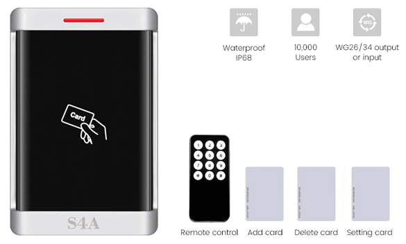 Nuovo Release-RFID Standalone Controllo dell'accesso con telecomando per programmare gli utenti
