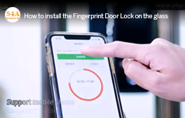  Come Per installare il blocco della porta dell'impronta digitale sul vetro porta? 